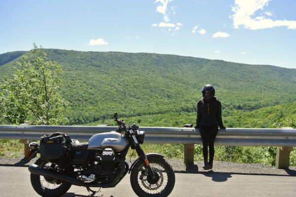 Motorcycling along the Cabot Trail